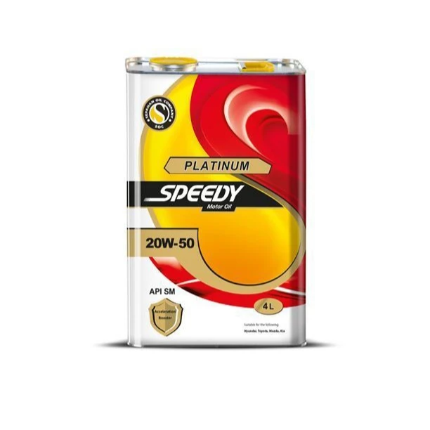 تصویر پلاتینیوم اسپیدی (SM 20W50) 4 لیتری فلزی 
