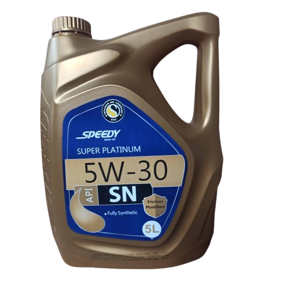 تصویر سوپر پلاتینیوم اسپیدی (SN 5W30) 5 لیتری پلاستیکی