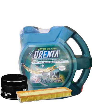 تصویر پک اورنتا (20W50 - SM 4.5L) + فیلترروغن و هوا مناسب پژو،سمند