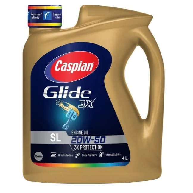 تصویر کاسپین گلاید (SL 20W50) 4 لیتری پلاستیکی