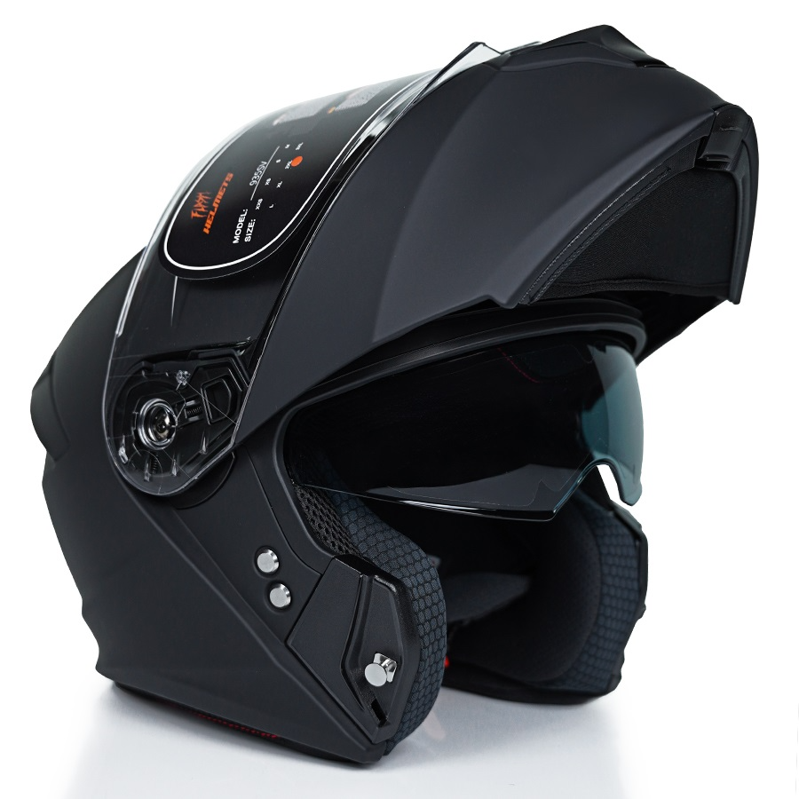 تصویر کلاه کاسکت فک متحرک فلش مدل 935SV Black Mat سایز L