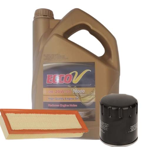 تصویر پک روغن پژو 405 سمند 1800 اکووی (SL 20W50) 4L + فیلتر روغن و فیلتر هوا
