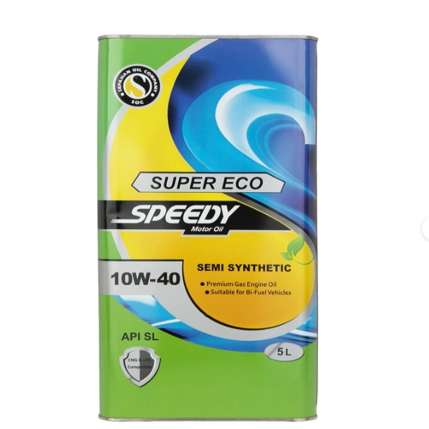 تصویر اسپیدی سوپر اکو (SL 10W40) 5 لیتری فلزی