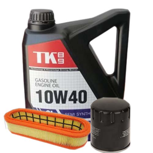 تصویر پک روغن تیبا کوییک ساینا تی کی (SN 10W40) 4L + فیلتر روغن و فیلتر هوا