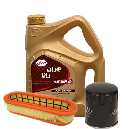 تصویر پک روغن تیبا ساینا کوییک بهران رانا (SM 10W40) 4L +فیلتر روغن و فیلتر هوا 