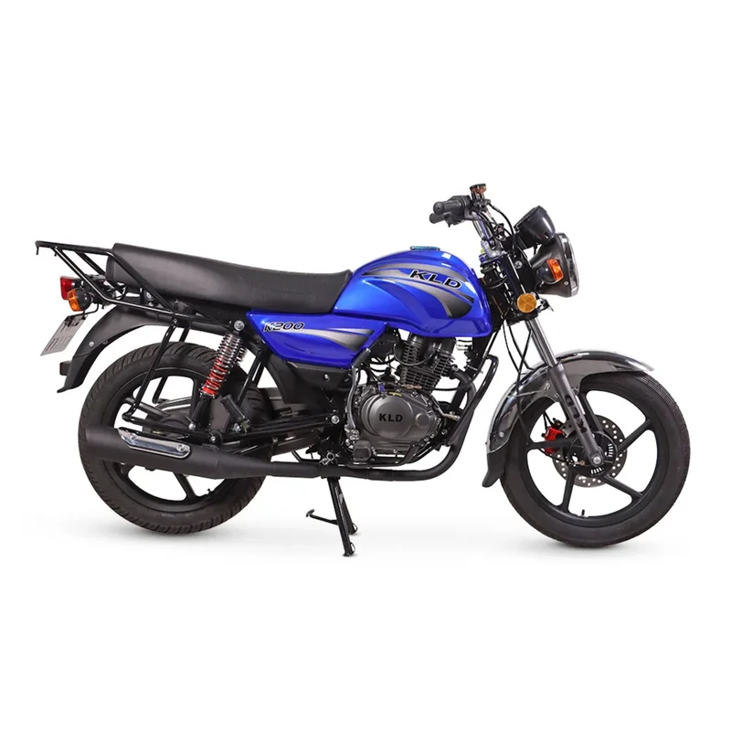 تصویر موتورسیکلت کبیر موتور طرح باکسر مدل cc 200-KLD سال 1405 - رنگ آبی کاربنی