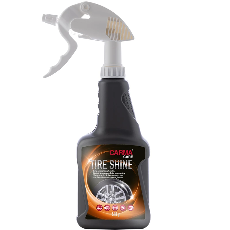 تصویر اسپری براق کننده تایر کارماکر مدل Long Lasting وزن 500 گرم