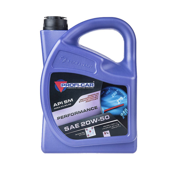 تصویر پروفی کار (SM 20W50) 4 لیتری پلاستیکی