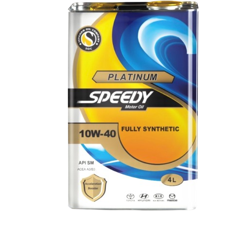 تصویر پلاتینیوم اسپیدی (SM 10W40) 4 لیتری فلزی