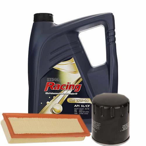 تصویر پک روغن سمند ملی ایرانول ریسینگ(SL 10W40) 5L + فیلتر روغن و فیلتر هوا