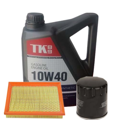 تصویر پک روغن پراید تی کی (SL 10W40) 3.5L + فیلتر روغن و فیلتر هوا