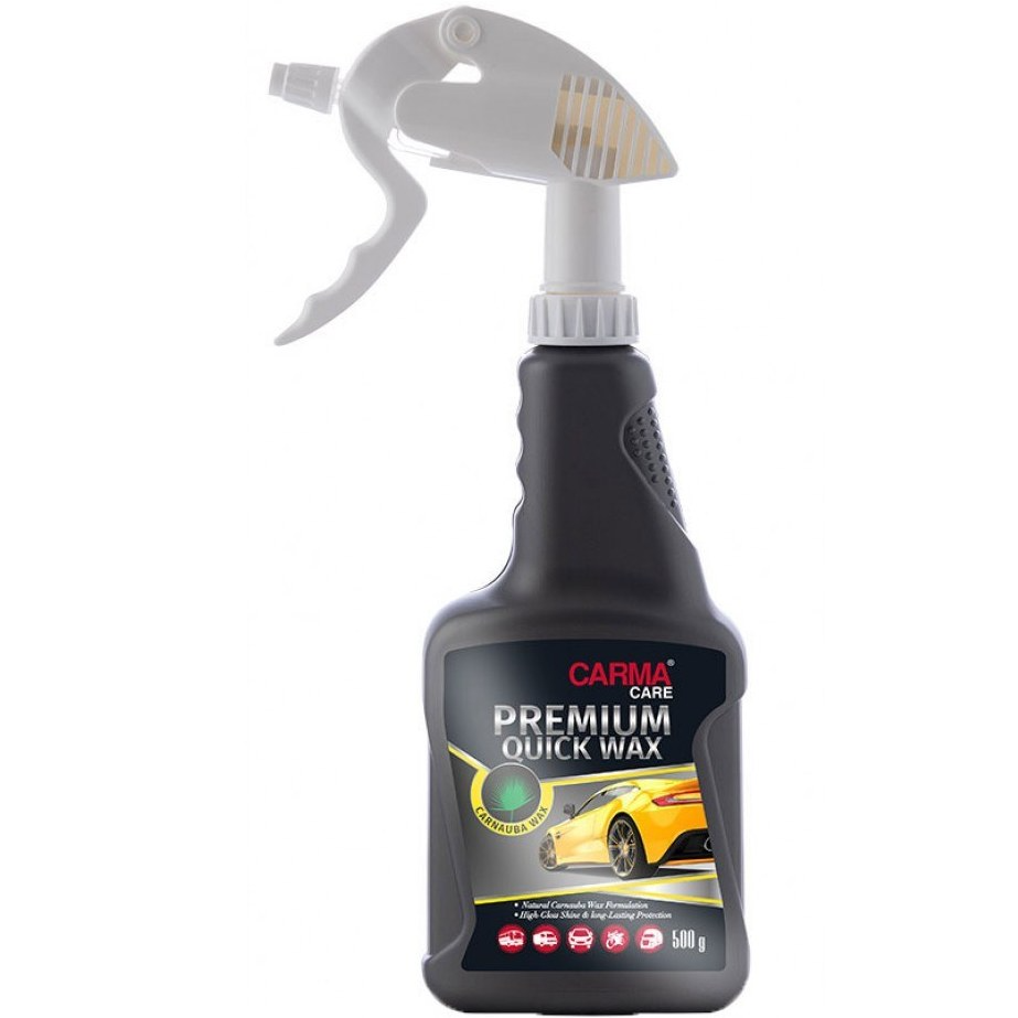 تصویر اسپری واکس خودرو کارماکر مدل Premium Quick Wax حجم 500 میلی لیتر 