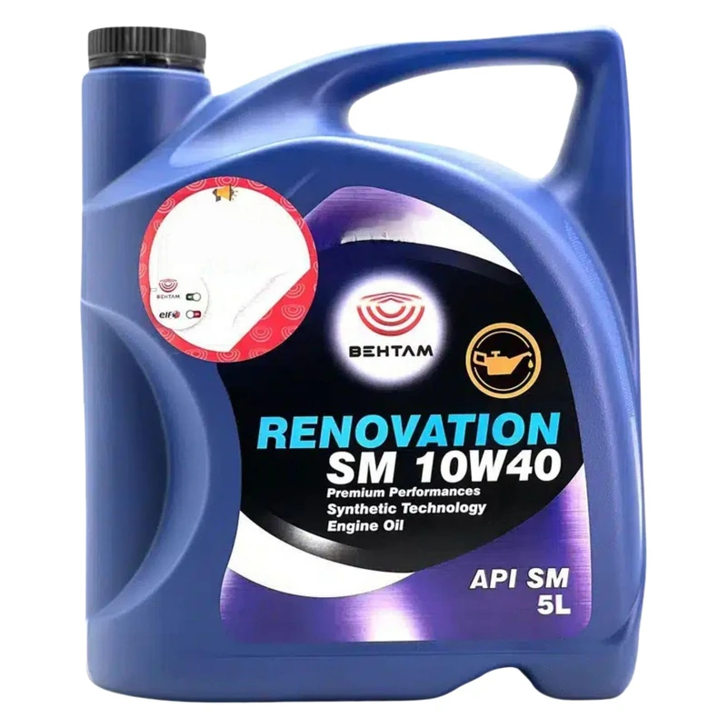تصویر بهتام رنوویشن (SM 10W40) 5 لیتری پلاستیکی
