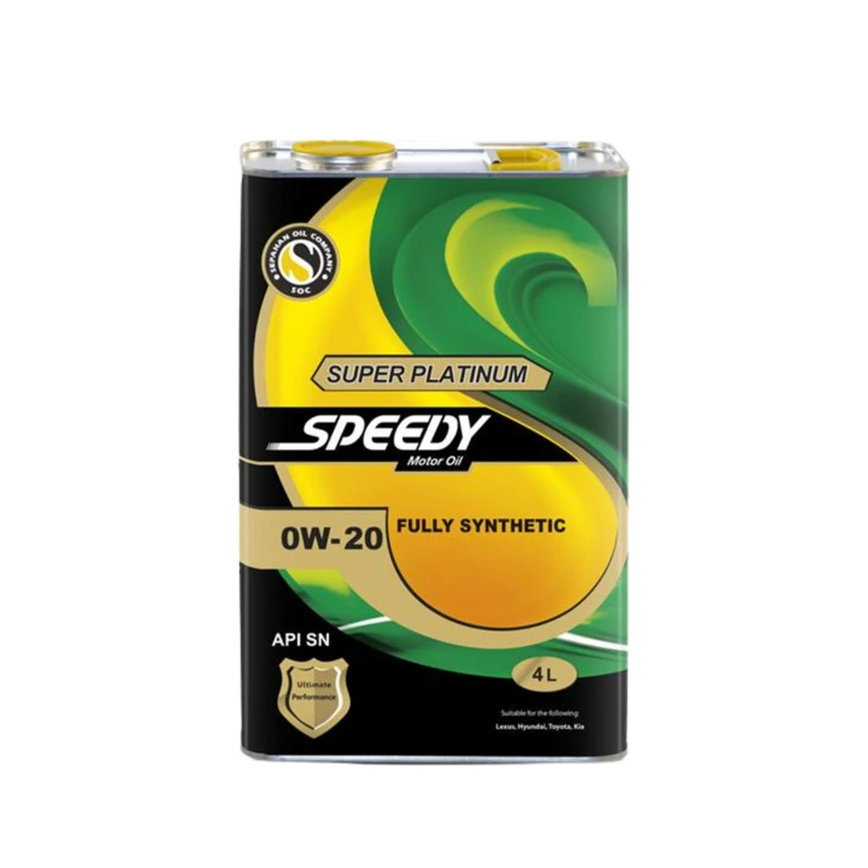 تصویر سوپر پلاتینیوم اسپیدی (SN 0W20) 4 لیتری فلزی