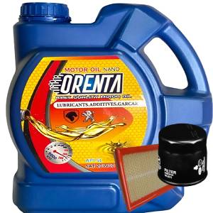 تصویر پک روغن پراید اورنتا (SL 20W50) 3.5L + فیلتر روغن و فیلتر هوا