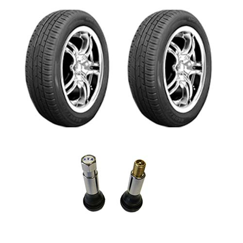 تصویر دو حلقه لاستیک ایران تایر 165/65 R13 + والف