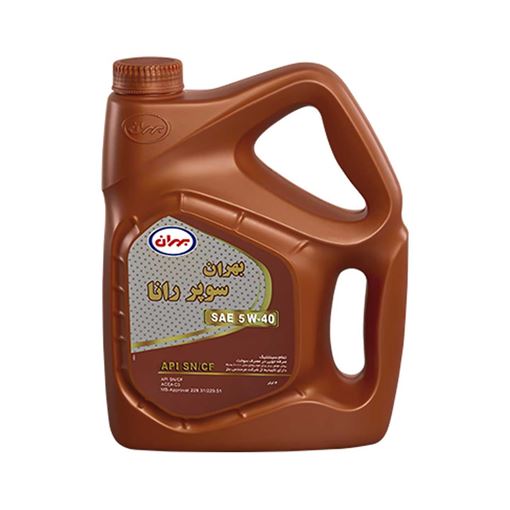 تصویر روغن موتور بهران سوپر رانا (SN 5W40) 4 لیتری پلاستیکی