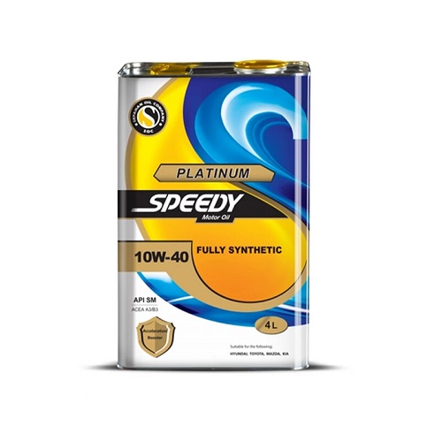 تصویر پلاتینیوم اسپیدی (SM 10W40) 4 لیتری فلزی
