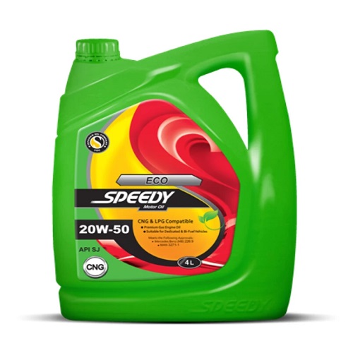 تصویر اسپیدی اکو سی ان جی(SJ 20W50) 4 لیتری پلاستیکی